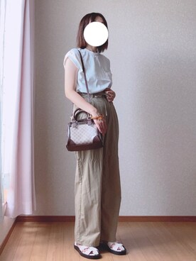 「Java（ジャバ）のアイテム」を使った、kさん（レディース・158cm）の夏コーディネート