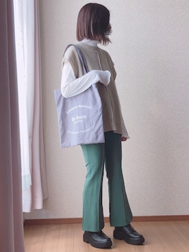 「Alite cloth（アリーテクロス）のアイテム」を使った、kさん（レディース・158cm）の秋コーディネート
