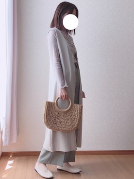 kさん（レディース・158cm）の春コーディネート