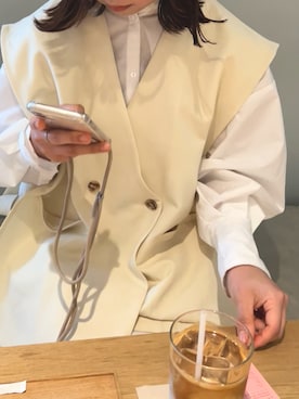 「SENSE OF PLACE by URBAN RESEARCH（センスオブプレイスバイアーバンリサーチ）のアイテム（シャツワンピース）」を使った、nanakoさん（レディース・159cm）の春コーディネート