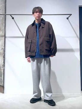 「RAGEBLUE（レイジブルー）のアイテム（パンツ）」を使った、かんたさん（メンズ・169cm）の秋コーディネート