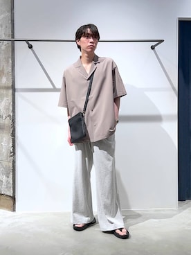 「RAGEBLUE（レイジブルー）のアイテム（トップス）」を使った、かんたさん（メンズ・169cm）の夏コーディネート
