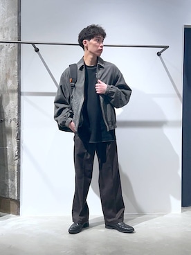 「RAGEBLUE（レイジブルー）のアイテム（パンツ）」を使った、かんたさん（メンズ・169cm）の秋コーディネート