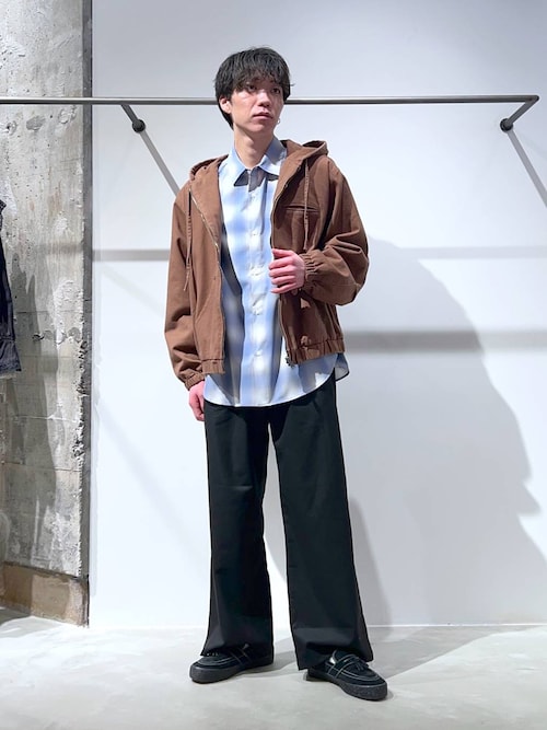 セール】Short Worker Hoodie Jacket/ショートワークフードブルゾン