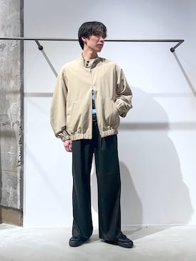 「RAGEBLUE（レイジブルー）のアイテム（ブルゾン）」を使った、かんたさん（メンズ・169cm）の春コーディネート