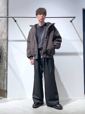「RAGEBLUE（レイジブルー）のアイテム（パンツ）」を使った、かんたさん（メンズ・169cm）の秋コーディネート