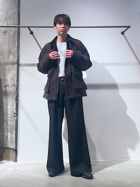 「Disney（ディズニー）のアイテム」を使った、かんたさん（メンズ・169cm）の冬コーディネート