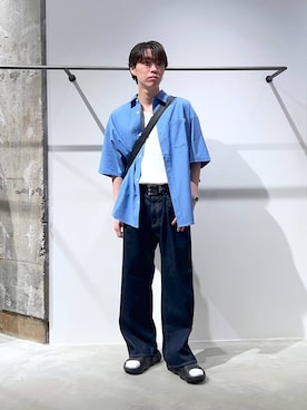 「アイテム（タンクトップ）」を使った、かんたさん（メンズ・169cm・20代）の夏コーディネート