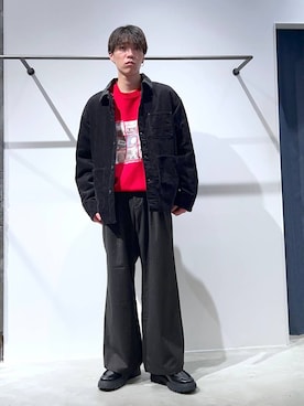 「RAGEBLUE（レイジブルー）のアイテム（ブルゾン）」を使った、かんたさん（メンズ・169cm）の冬コーディネート