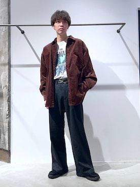 「アイテム（スウェット）」を使った、かんたさん（メンズ・169cm・20代）の秋コーディネート