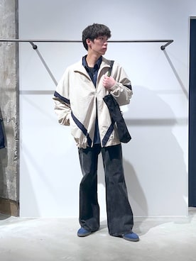「RAGEBLUE（レイジブルー）のアイテム（ブルゾン）」を使った、かんたさん（メンズ・169cm）の秋コーディネート