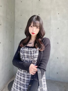 「オールブラック」｜「アイテム（チュニック）」を使った、미카(ミカ)さん（レディース・157cm）の夏コーディネート