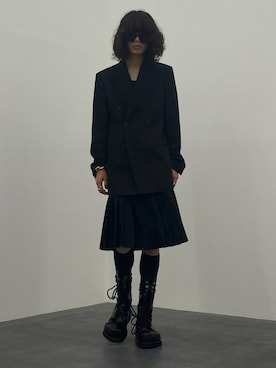 「アイテム（サングラス）」を使った、Kosei Yutakaさん（メンズ・171cm）の秋コーディネート