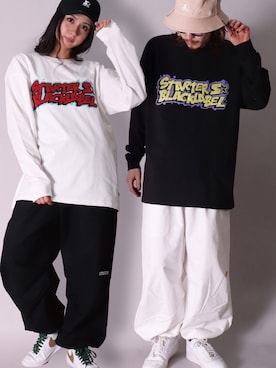 「STARTER BLACK LABEL（スターターブラックレーベル）のアイテム（チノパンツ）」を使った、【BAYBLO】Officialさん（レディース・159cm）の春コーディネート