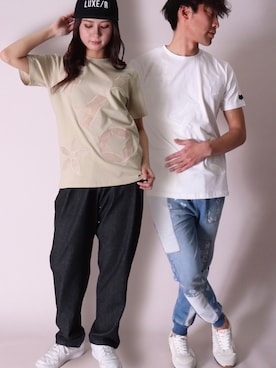 「LUXE/R（ラグジュ）のアイテム」を使った、【BAYBLO】Officialさん（レディース・159cm）の春コーディネート