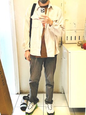 「WEGO（ウィゴー）のアイテム（その他アウター）」を使った、 HOSHIさん（メンズ・180cm）の秋コーディネート