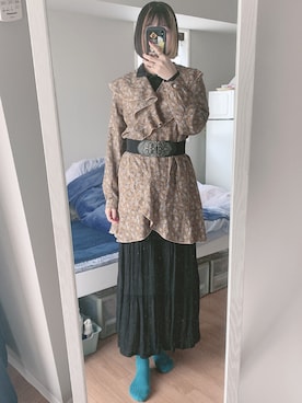 絹衣さん(レディース・165cm)の春コーディネート