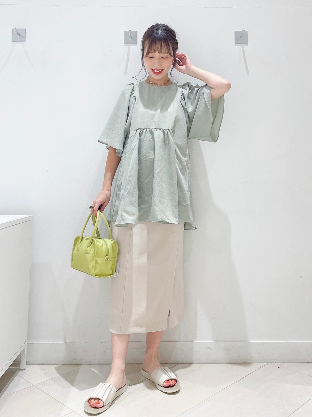 GLOBAL WORK（グローバルワーク）の「らくっションギャザー