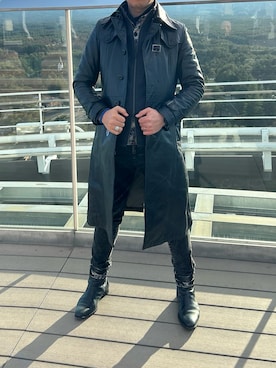 「JUSTIN DAVIS（ジャスティンデイビス）のアイテム」を使った、ミッティーさん（メンズ・175cm）の冬コーディネート