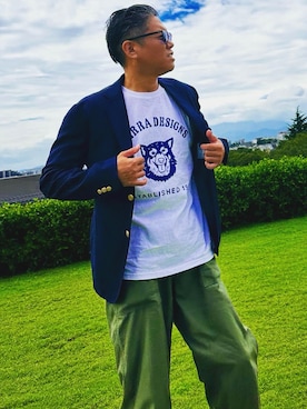 小泉ヨッチ さん（メンズ・180cm）の秋コーディネート