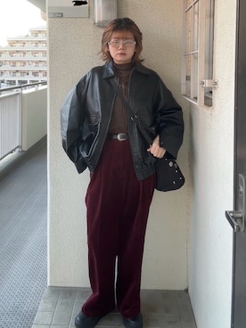 かおるんさん(レディース・163cm)の冬コーディネート