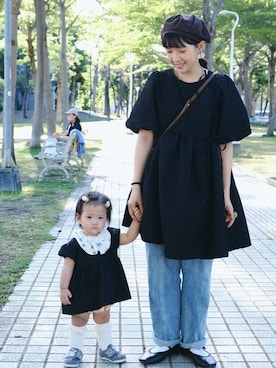 「アイテム（バレエシューズ）」を使った、maru🍡さん（レディース・158cm）の夏コーディネート