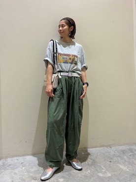 「アイテム（チョーカー）」を使った、RENAさん（レディース・153cm・40代）の夏コーディネート