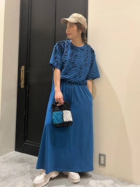 「アイテム（ワンピース/ドレス）」を使った、RENAさん（レディース・153cm・30代）の春コーディネート