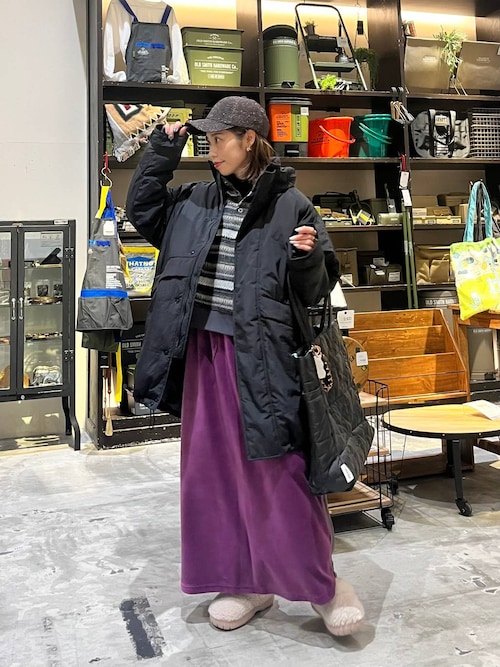 セール】ラビットベロアラインスカート（スカート）｜niko and