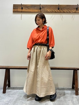 「アイテム（その他シューズ、その他）」を使った、RENAさん（レディース・153cm）の夏コーディネート