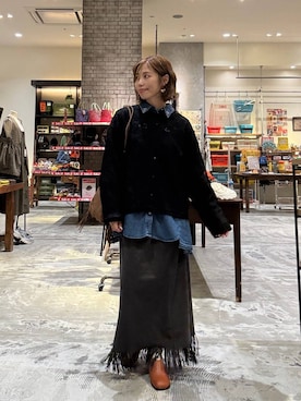 「アイテム（スカート）」を使った、RENAさん（レディース・153cm・40代）の夏コーディネート