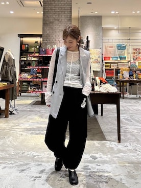 「アイテム（ブーツ）」を使った、RENAさん（レディース・153cm・40代）の夏コーディネート