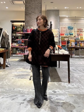 「アイテム（デニムパンツ）」を使った、RENAさん（レディース・153cm・40代）の夏コーディネート