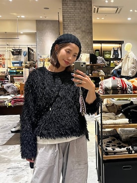 「アイテム（その他トップス、イエロー系）」を使った、RENAさん（レディース・153cm）の秋コーディネート