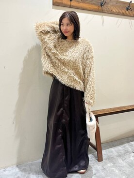 「アイテム（その他トップス）」を使った、RENAさん（レディース・153cm・30代）の秋コーディネート