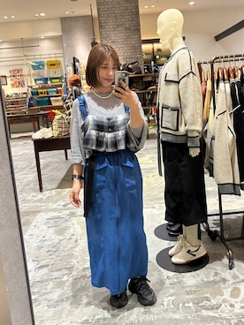 「アイテム（キャミソール）」を使った、RENAさん（レディース・153cm・40代）の秋コーディネート