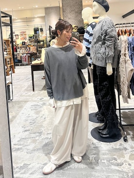 「ゆったり」｜RENAさん（レディース・153cm）の秋コーディネート