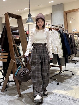 RENAさん（レディース・153cm）の冬コーディネート