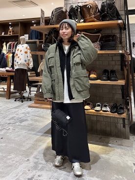 「adidas（アディダス）の【adidas Originals】Taekwondo Lace（スニーカー）」を使った、RENAさん（レディース・153cm）の秋コーディネート