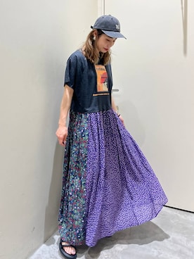 「アイテム（ワンピース/ドレス）」を使った、RENAさん（レディース・153cm・30代）の春コーディネート