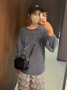 「アイテム（帽子）」を使った、RENAさん（レディース・153cm・40代）の秋コーディネート