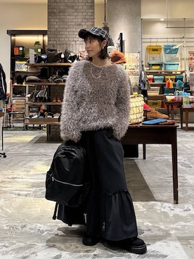 「アイテム（ニット/セーター）」を使った、RENAさん（レディース・153cm・40代）の秋コーディネート