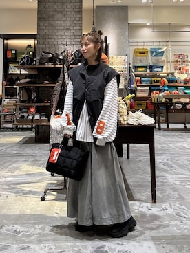 「アイテム（ジャケット/アウター）」を使った、RENAさん（レディース・153cm・40代）の秋コーディネート