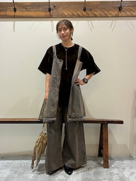 「アイテム（キャミソール）」を使った、RENAさん（レディース・153cm・40代）の夏コーディネート