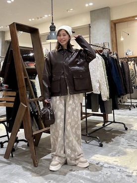 RENAさん（レディース・153cm）の冬コーディネート