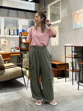 「DODとニコアンド_nikoand...」｜RENAさん（レディース・153cm）の春コーディネート