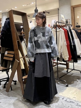 「アイテム（ドレスシューズ）」を使った、RENAさん（レディース・153cm・40代）の冬コーディネート