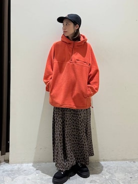 「アイテム（帽子）」を使った、RENAさん（レディース・153cm・40代）の秋コーディネート