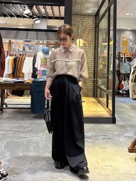 「シアートップス」｜「アイテム（財布/小物）」を使った、RENAさん（レディース・153cm）の夏コーディネート