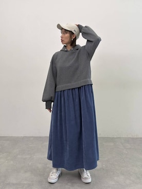「アイテム（ワンピース/ドレス）」を使った、RENAさん（レディース・153cm・40代）の夏コーディネート